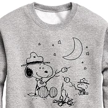SNOOPY - NS  Streaker Sports Peanuts x Wiffle Ball Snoopy Crewneck